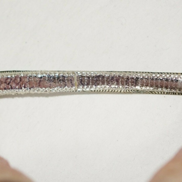 Vtg Salvatore Ferragamo Shoes High Heeled Metallic - Picture 8 of 8